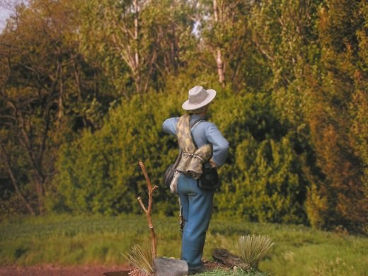 Konföderierter Infanterist