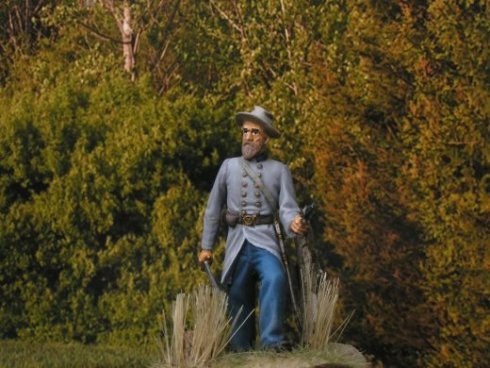 Konföderierter Offizier