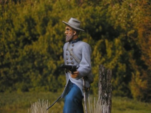 Konföderierter Offizier