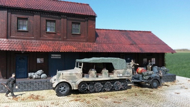 Das Fahrzeug bot Platz für zwölf Soldaten und zahlreiches Gepäck.