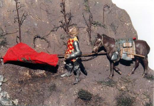 Ritter auf dem Weg