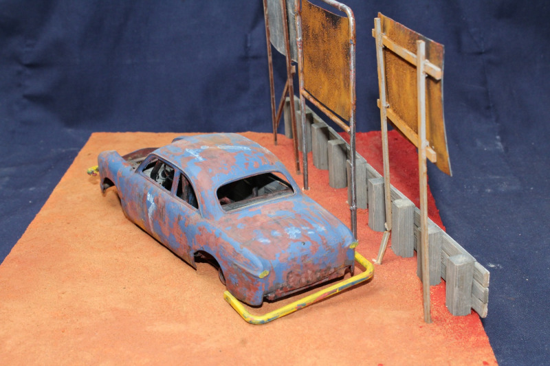 Lost race car