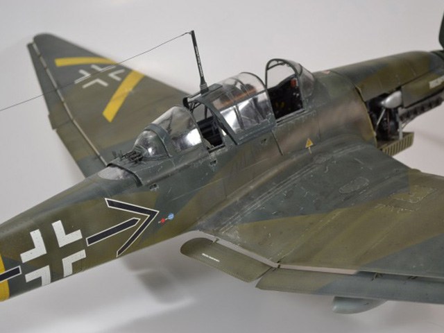 Modèle Avion Junkers Ju 87 G-2 Stuka 1/72 Atlas - Avion Militaire WW2 Métal