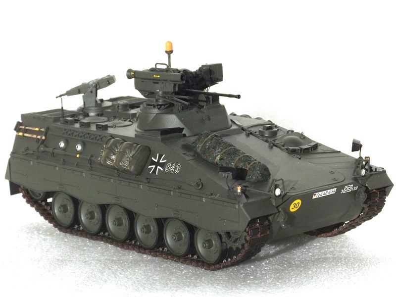 Das Modell zeigt ein frühes Fahrzeug aus den 70ern der 3./PzGrenBtl 292 der 10.Pz.Div.