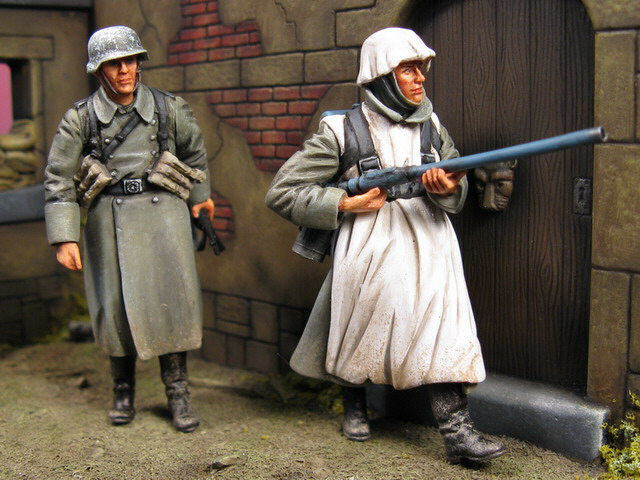 German WWII Flamethrower Team