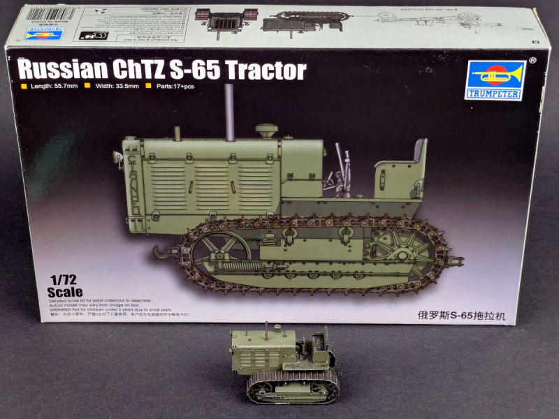 ChTZ S-65 mit deutschem 5 Tonnen Einheitsanhänger