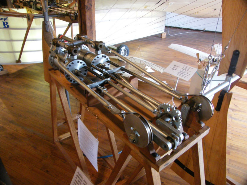 Fahrantriebnachbau Gustav-Weißkopf-Museum Leutershausen