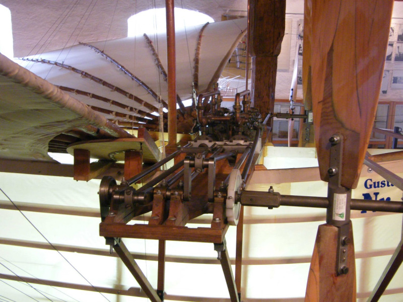 Flugmotor Gustav-Weißkopf-Museum Leutershausen