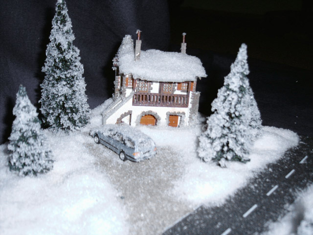 Winterdiorama