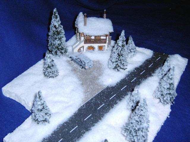 Winterdiorama