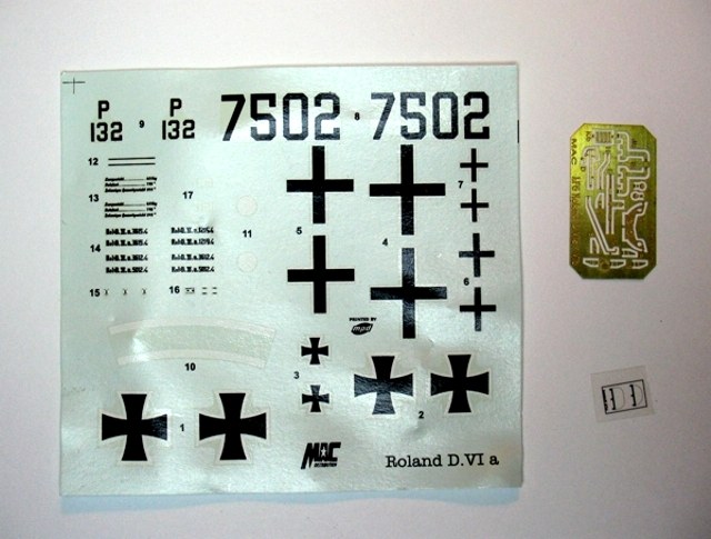 Natürlich musste ich auch noch Lozenge-Decals besorgen, viel recherchieren, und dann konnte es los gehen… (die große Nummer 7502 wäre für eine D.VIb auf dem McCook Field, USA)