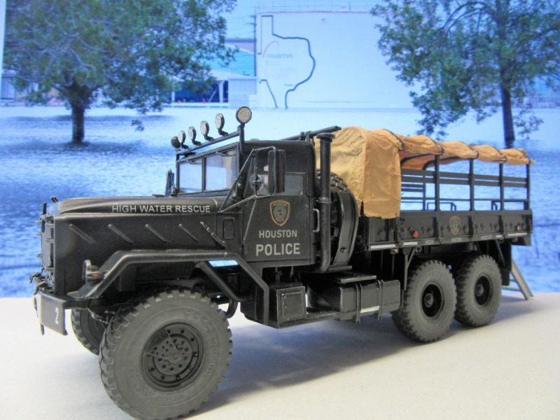 Houston Police High Water Rescue Truck