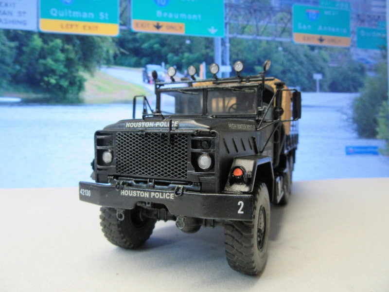Houston Police High Water Rescue Truck