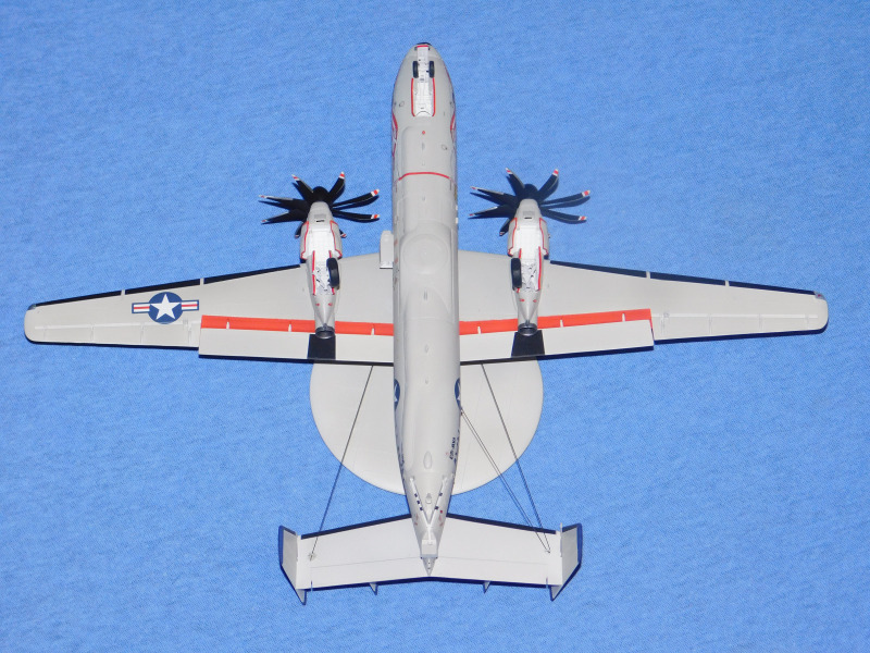 Überflug der Grumman E-2C Hawkeye 2000 - BuNo 163693 - VAW-123 Screwtops  