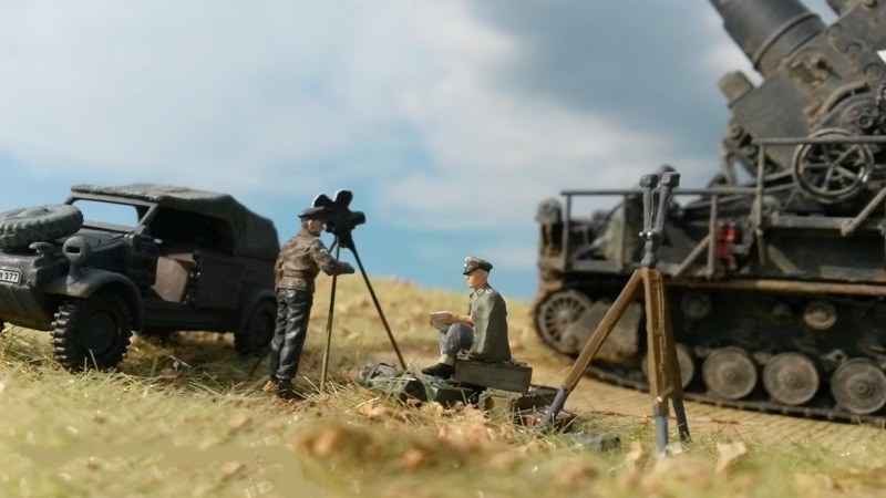 Der Italeri-1:72-Kübelwagen wurde überarbeitet und neu bemalt.