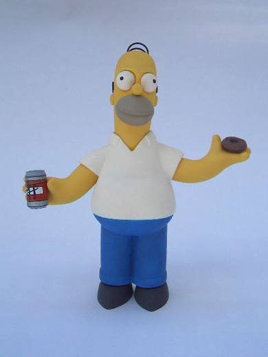 Bart und Homer Simpson