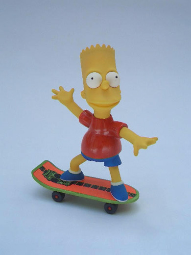 Bart und Homer Simpson