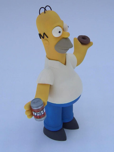 Bart und Homer Simpson