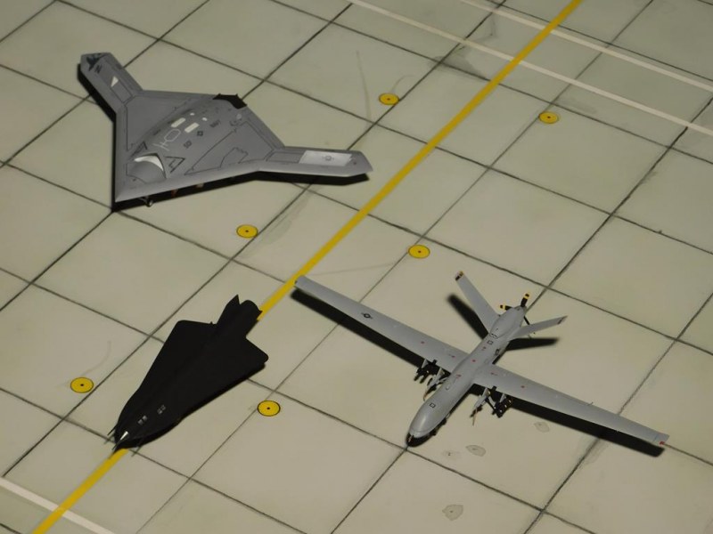 Lockheed D-21, General Atomics MQ-9 und Northrop Grumman X-47