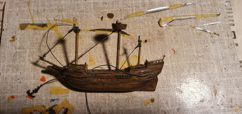Mayflower als Wrack
