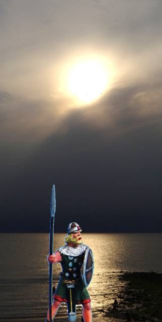 Abenddämmerung an der Nordsee