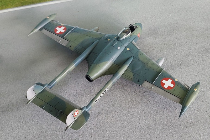 De Havilland DH.112 Venom Mk.4, Mikro Mir 1:48 von Hans