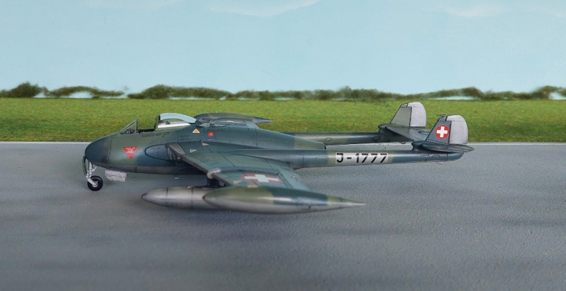 De Havilland DH.112 Venom Mk.4, Mikro Mir 1:48 von Hans
