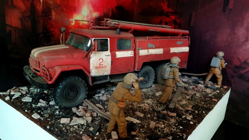 ZIL-131 Chernobyl Fire Truck, ICM 1:35 von Michael Franz