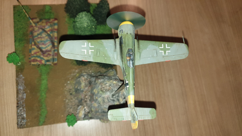 Focke Wulf Fw 190 F-8 und Panzerkampfwagen VI Ausf. B Tiger