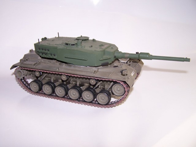 M48 mit Leopard 2-Turm