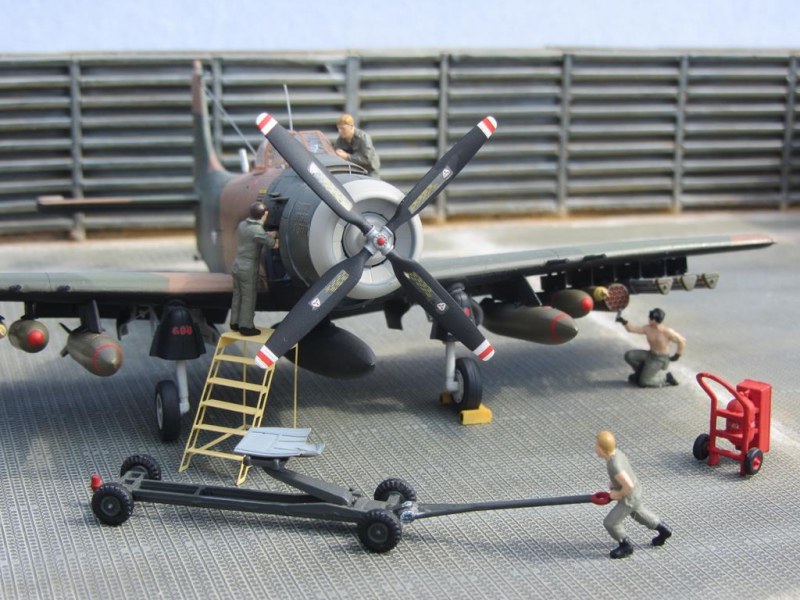 A-1H Skyraider maintenance and ground crew