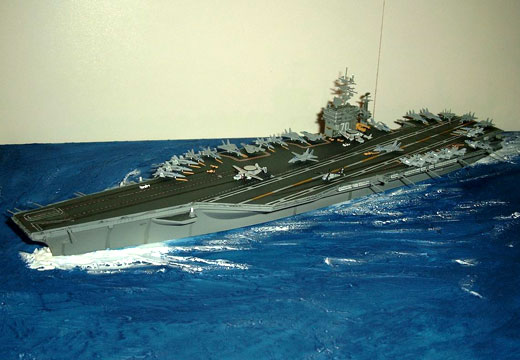 Diorama CVN-70 / LHA-2