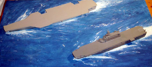 Diorama CVN-70 / LHA-2