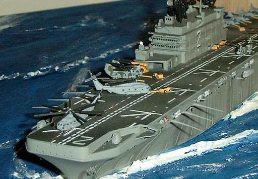 Diorama CVN-70 / LHA-2