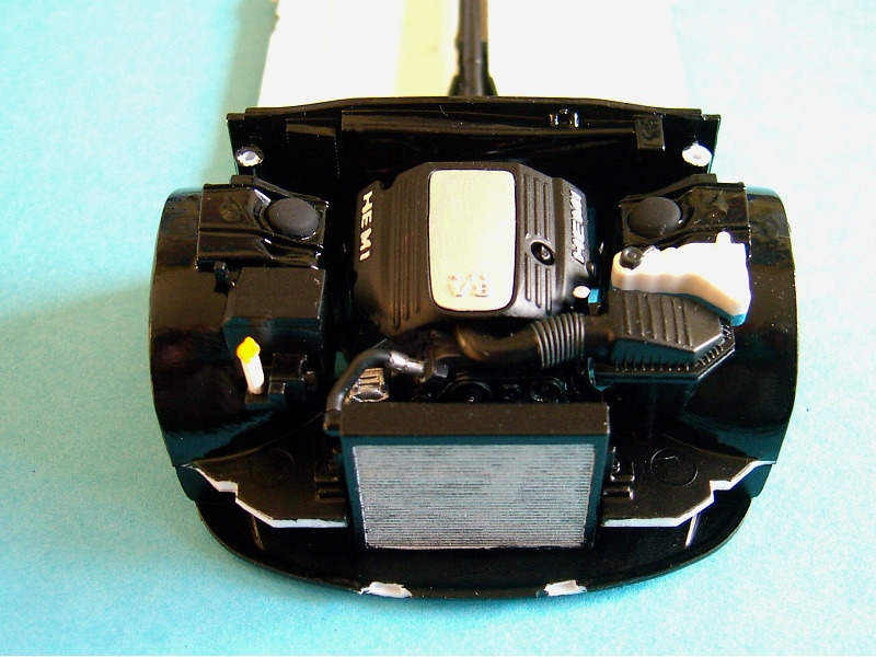 Der fertige Motorraum