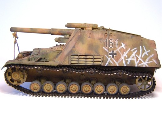 Panzerhaubitze Hummel Sd.Kfz. 165, frühe Ausführung