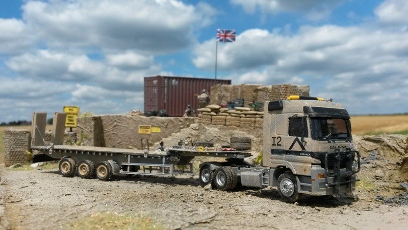 Mercedes-Benz Actros 1840 Panzertransporter der britischen Armee