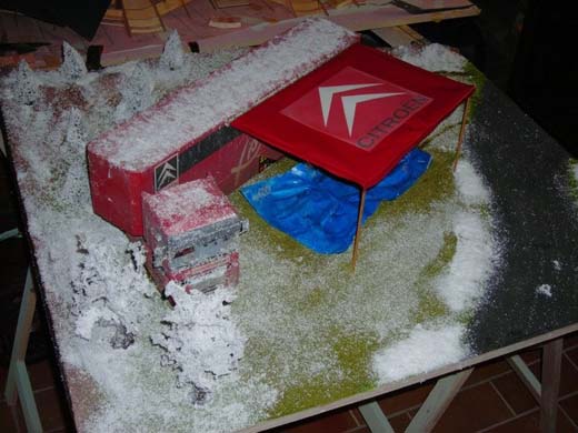 Citroen WRC Diorama Monte Carlo 2004