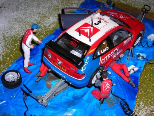 Citroen WRC Diorama Monte Carlo 2004