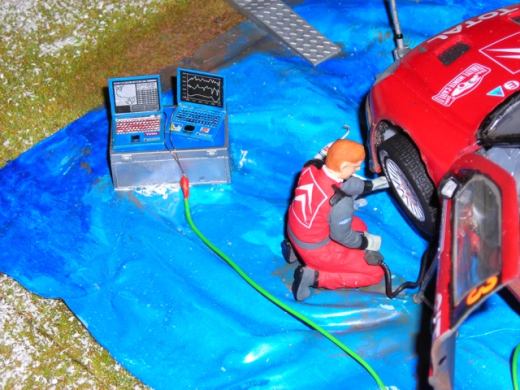 Citroen WRC Diorama Monte Carlo 2004