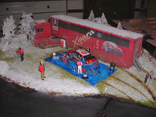 Citroen WRC Diorama Monte Carlo 2004