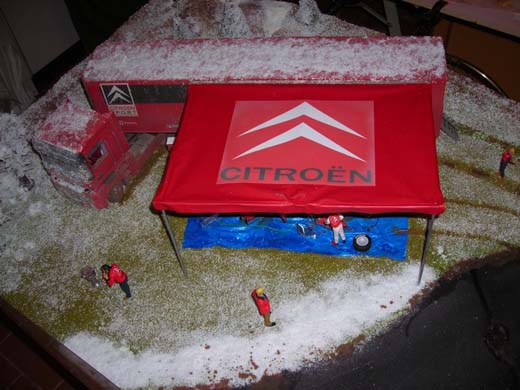 Citroen WRC Diorama Monte Carlo 2004