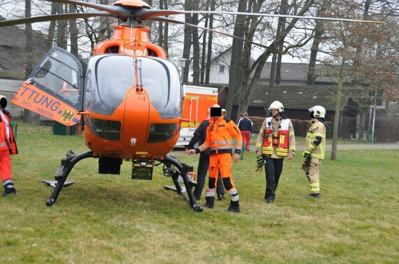 Der Originalhubschrauber im Einsatz (Foto: Jens Merschmann)