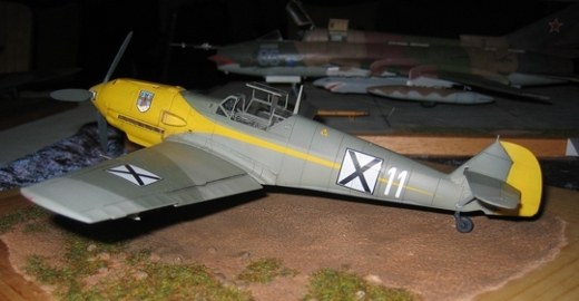 Neu von den Dessauern, „die Bulgarenkiste“ Me-109E-7, Hasegawa 1:48.