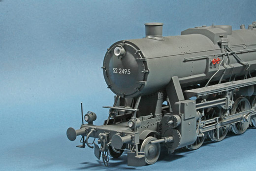 Kriegslokomotive Baureihe 52 mit Steifrahmentender 4 T 30