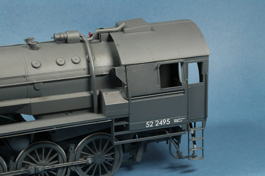 Kriegslokomotive Baureihe 52 mit Steifrahmentender 4 T 30