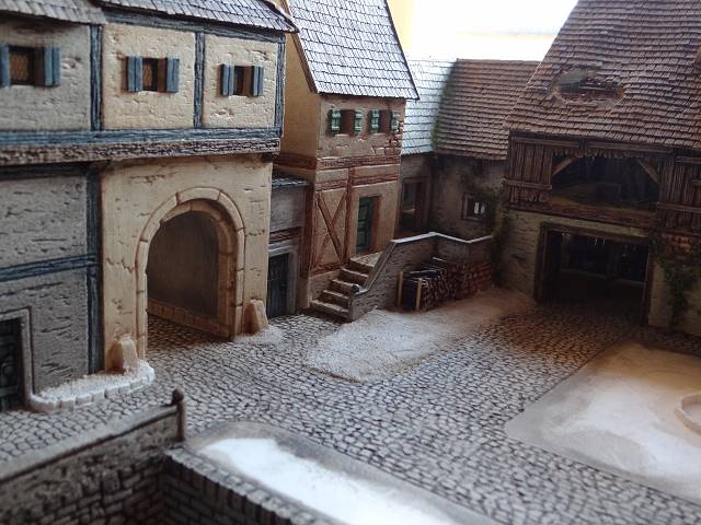 Linke Seite des Dioramas