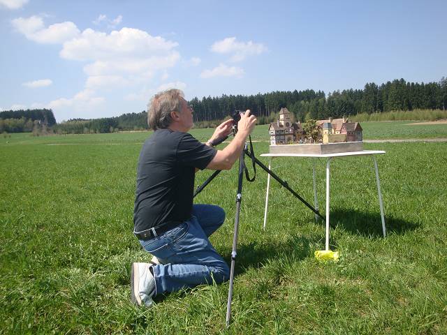 Modellfotografie im Freien