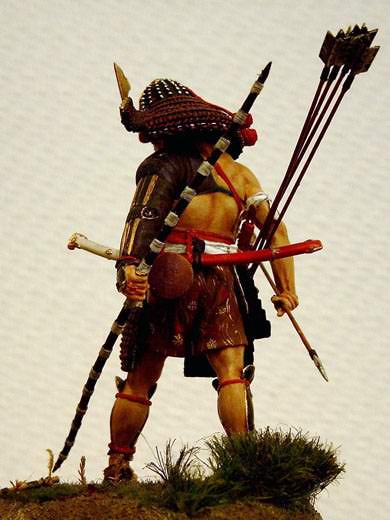 Samurai in mittlerer Rüstung