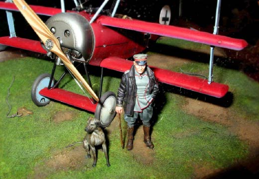 54mm, The Rote Baron & Moritz 1918! Andrea Miniatures